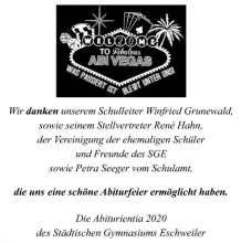 Danksagung im SuperSonntag